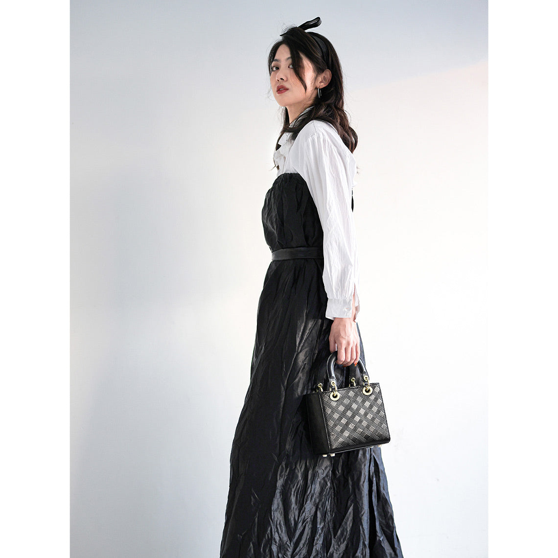 Tote Bag DIY Kit | Handmade Black Leather Handbag for Women - POPSEWING™
