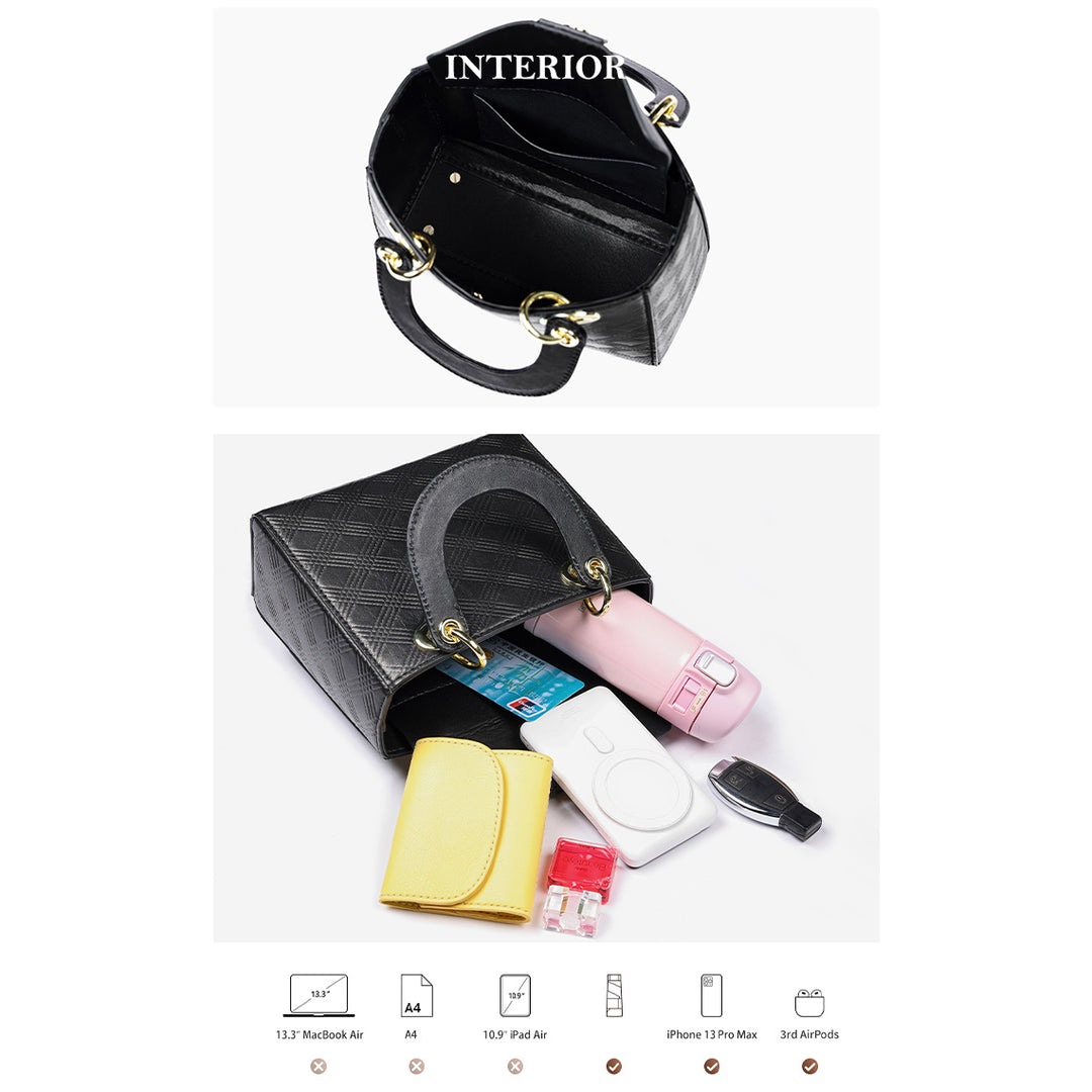 Inspired Lady Handbag DIY Leather Kit Interior - POPSEWING™