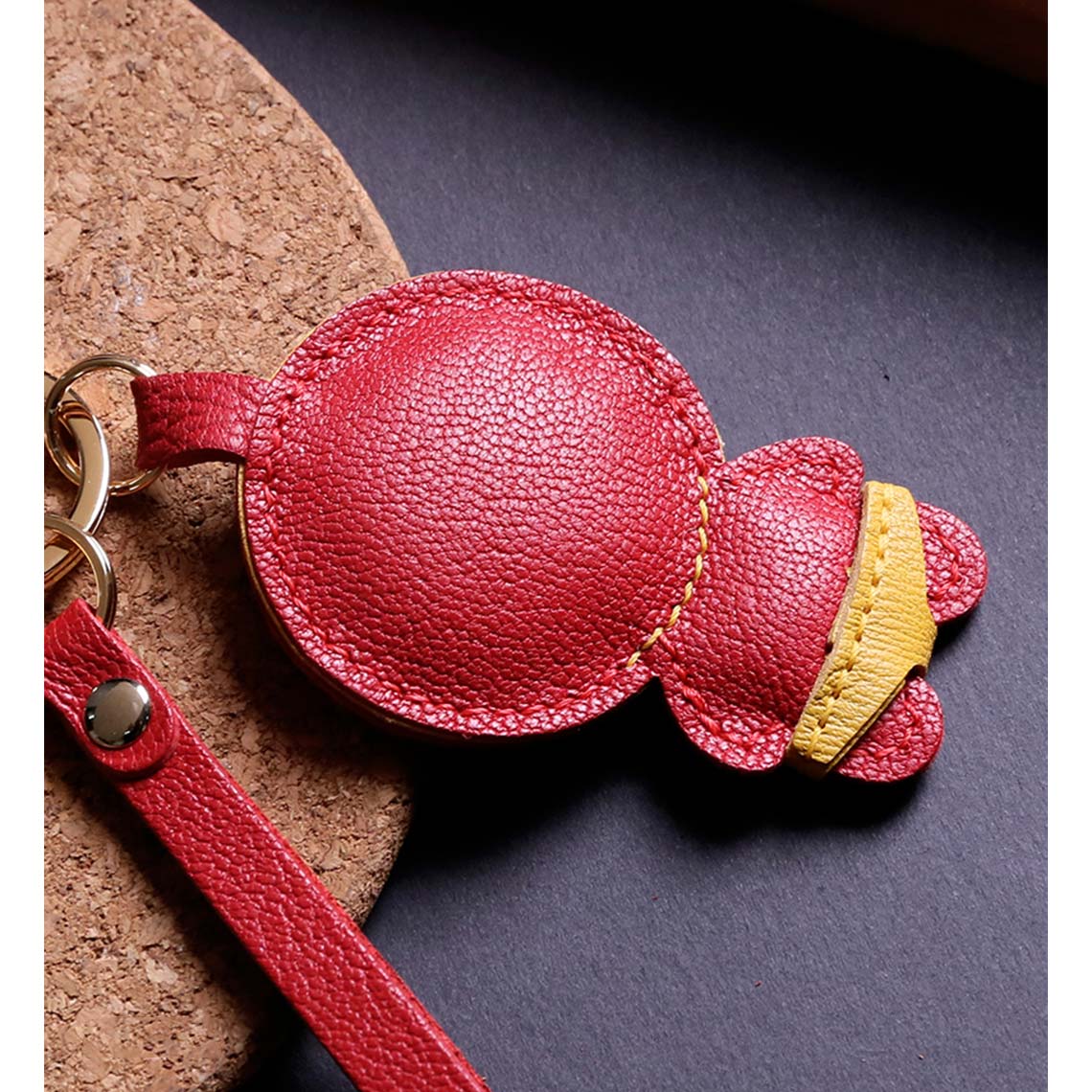 Marvel avengers Ironman Leather keychain keyring charm handbag pendant