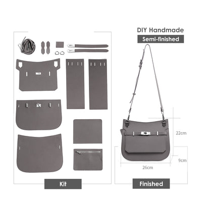 Jypsiere Bag DIY Leather Kit Handmade | DIY Crossbody Bag Kits - POPSEWING™