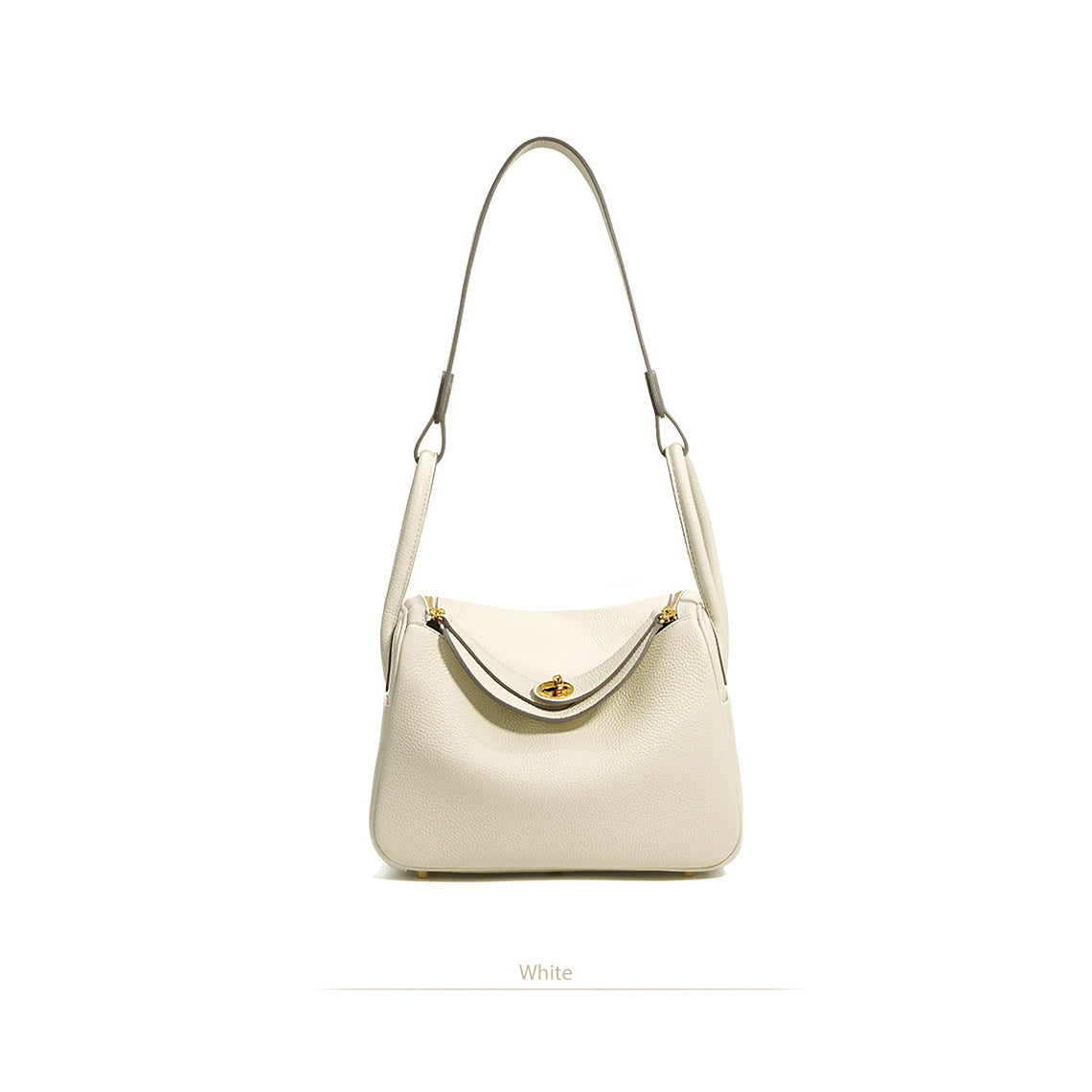 White Leather Handbag | Inspired White Leather Lindy - POPSEWING™