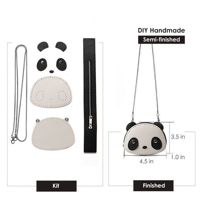 POPSEWING™ Leather Panda Wallet DIY Kit | Make Your Own Pandawallet