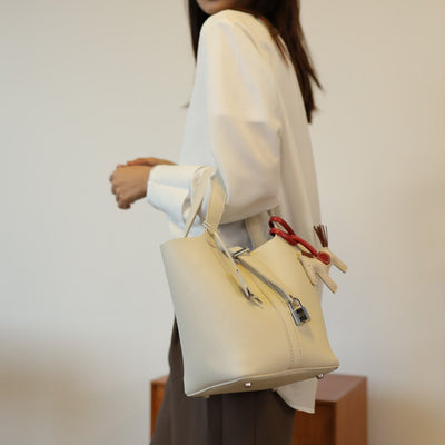 White Picotin bag DIY kit | DIY Totes Bag Kit | POPSEWING™