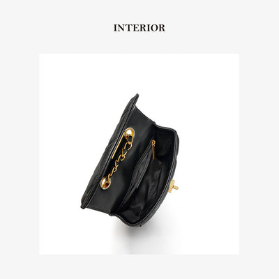 Leather Quilted Phone Bag Interior | Sheep Skin Leather Bag - POPSEWING™
