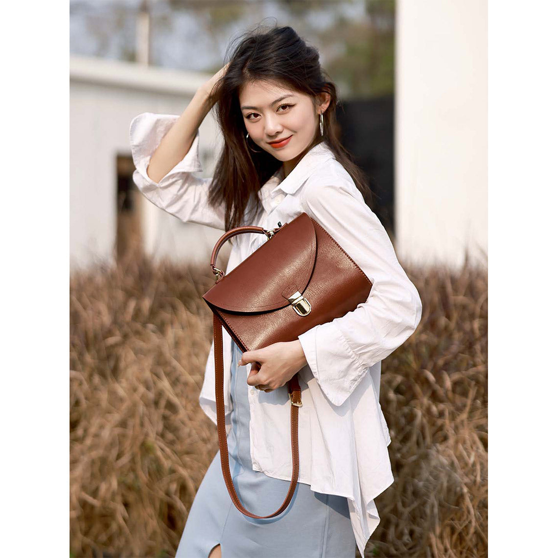 Leather Crossbody Bag DIY Kit | Handmade Leather Bags – POPSEWING®