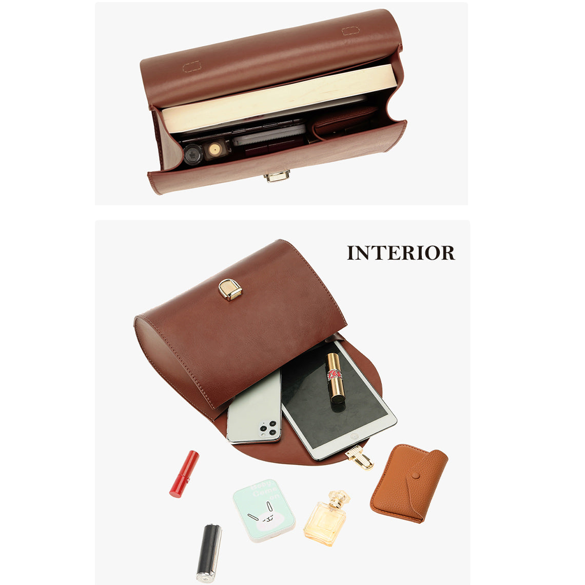 POPSEWING® Leather Vintage Top Handle Crossbody Bag DIY Kit