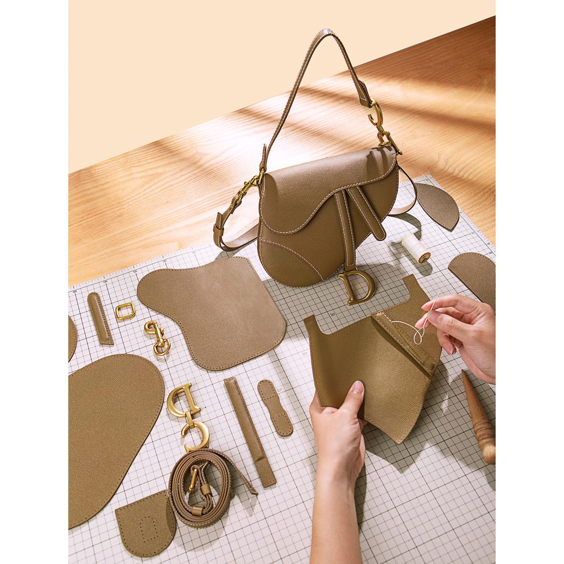 POPSEWING™  Lady DIY Saddle Bag Kit | Leather handmade Kit