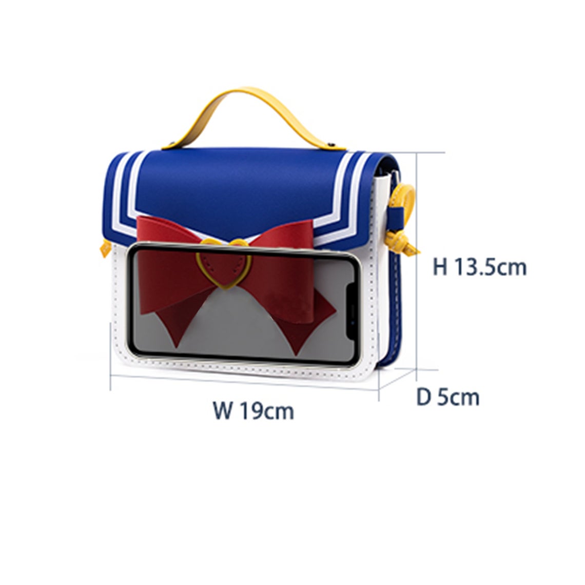 Sailor Moon Themed Polly Purse Wristlet shops Handmade NEW