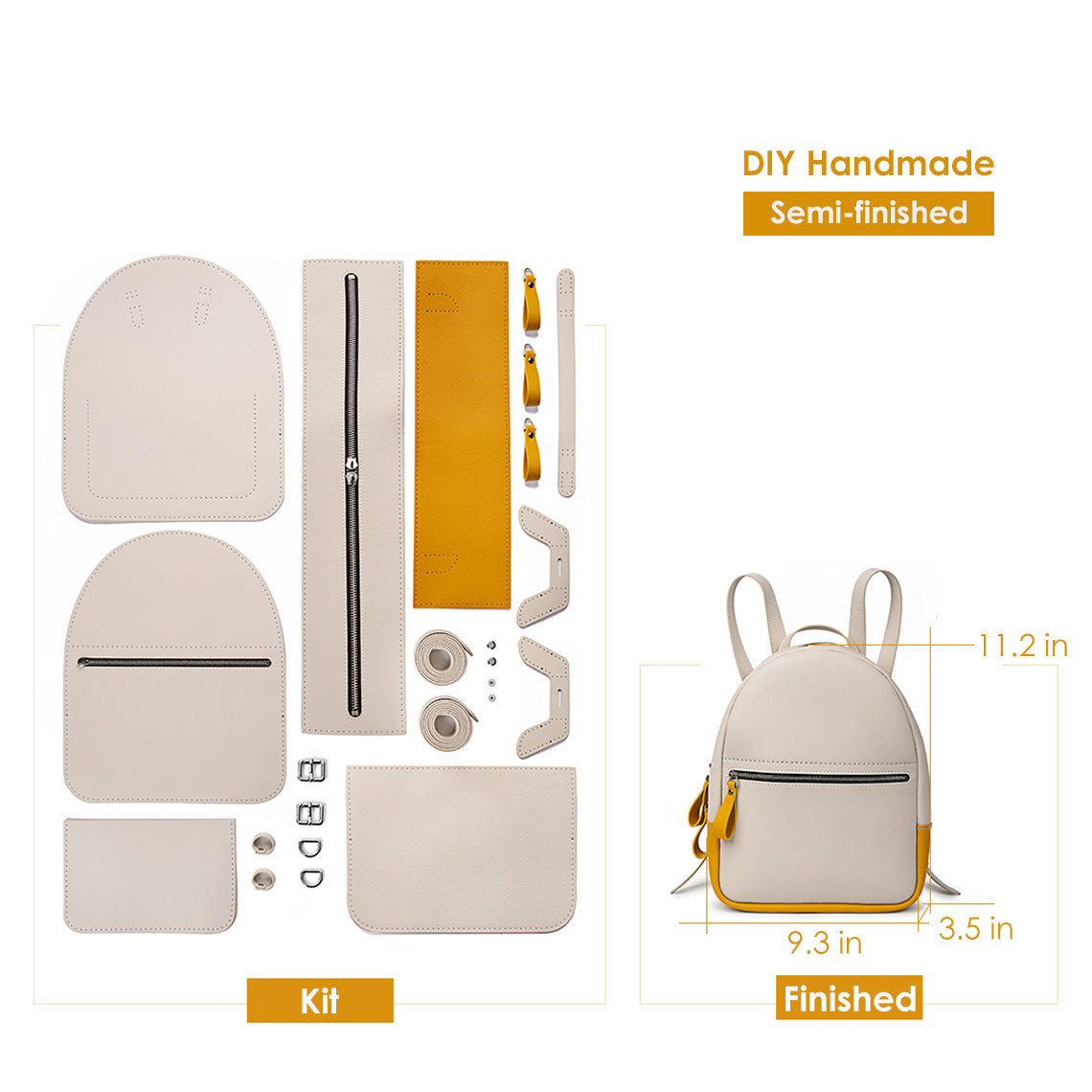 Rabbit Handmade Leather Backpack DIY Kit | DIY Backpack