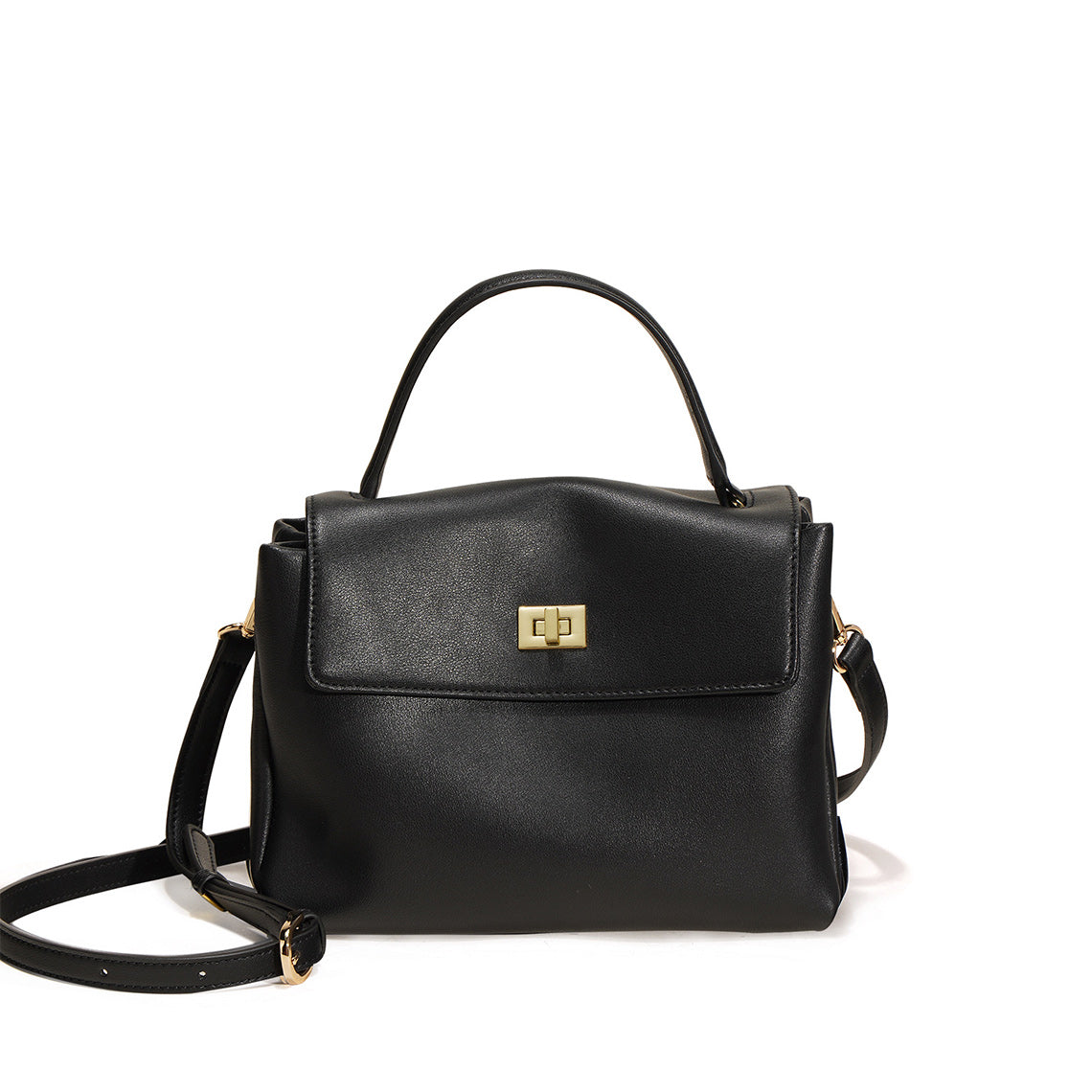Black Leather Handbags under $100 | Women Leather Crossbody Bag - POPSEWING™