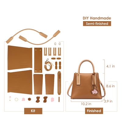 DIY Women Shoulder Bag & Handbag | Leather Kit DIY Bags | POPSEWING
