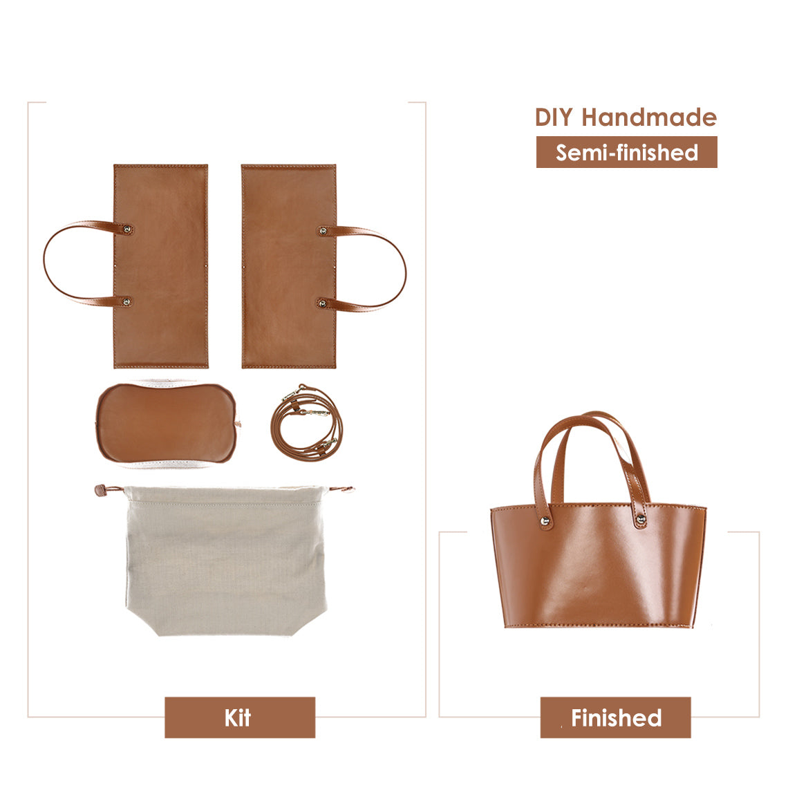 DIY Leather Bag Kit | Make Your Own Handbag DIY Kit - POPSEWING™