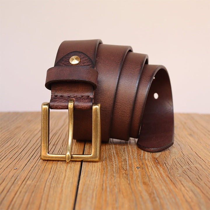 POPSEWING® Full Grain Leather Distressed Belt DIY Kit