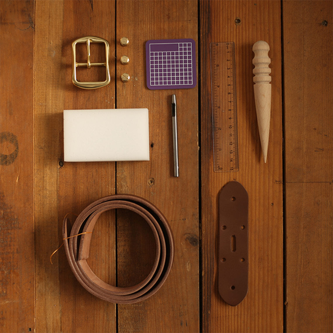 POPSEWING® Full Grain Leather Belt DIY Kit