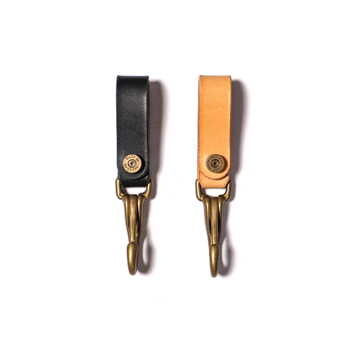Handmade Mens Leather Belt Loop Keychain | POPSEWING