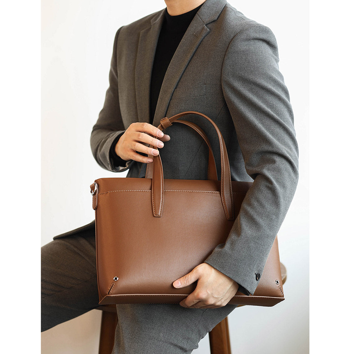 POPSEWING® Leather Briefcase Laptop Bag DIY Kit