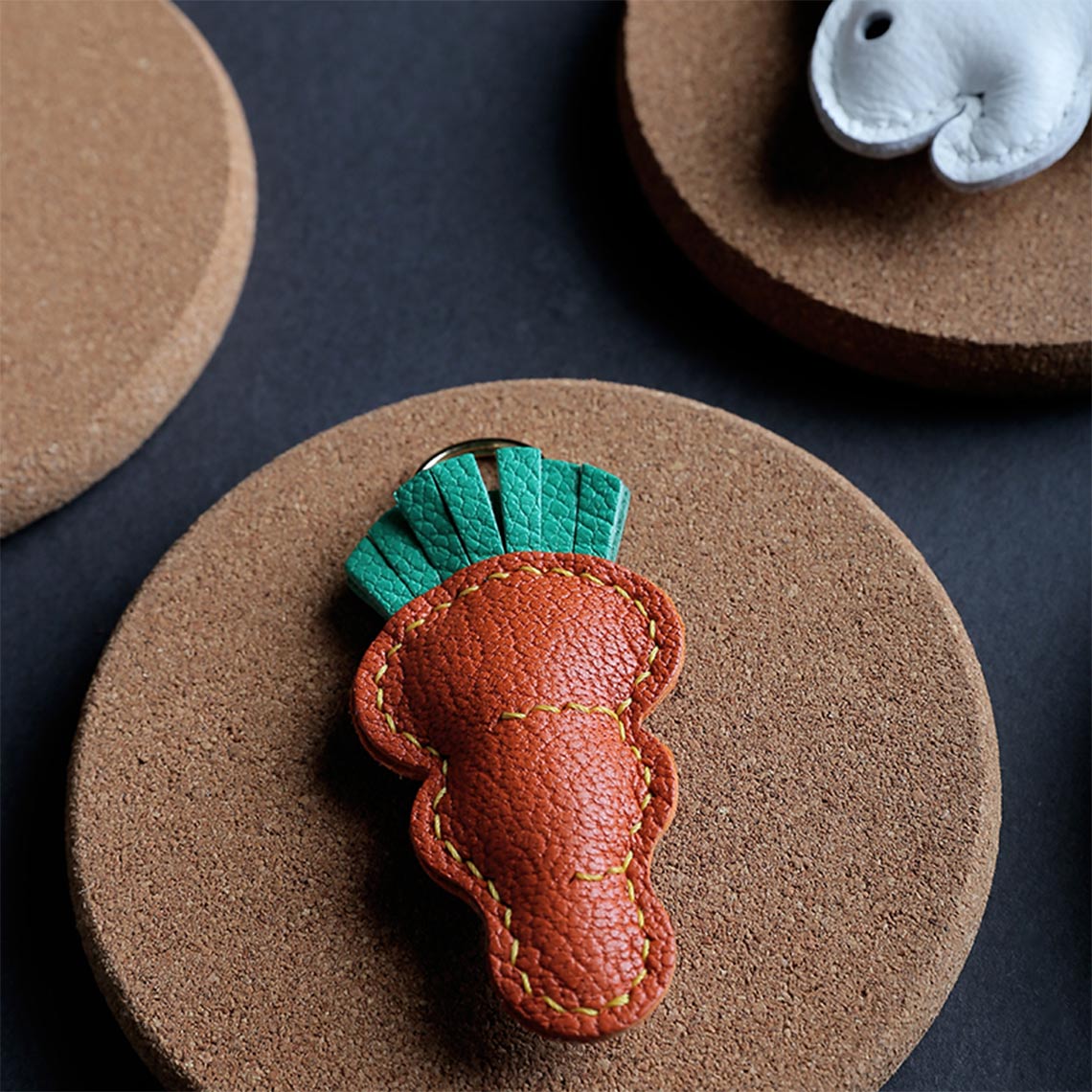 Cute Carrot Bunny Ornament Charm | DIY Gift Ideas for Bunny Rabbit Lovers - POPSEWING™ DIY Leathercrafts