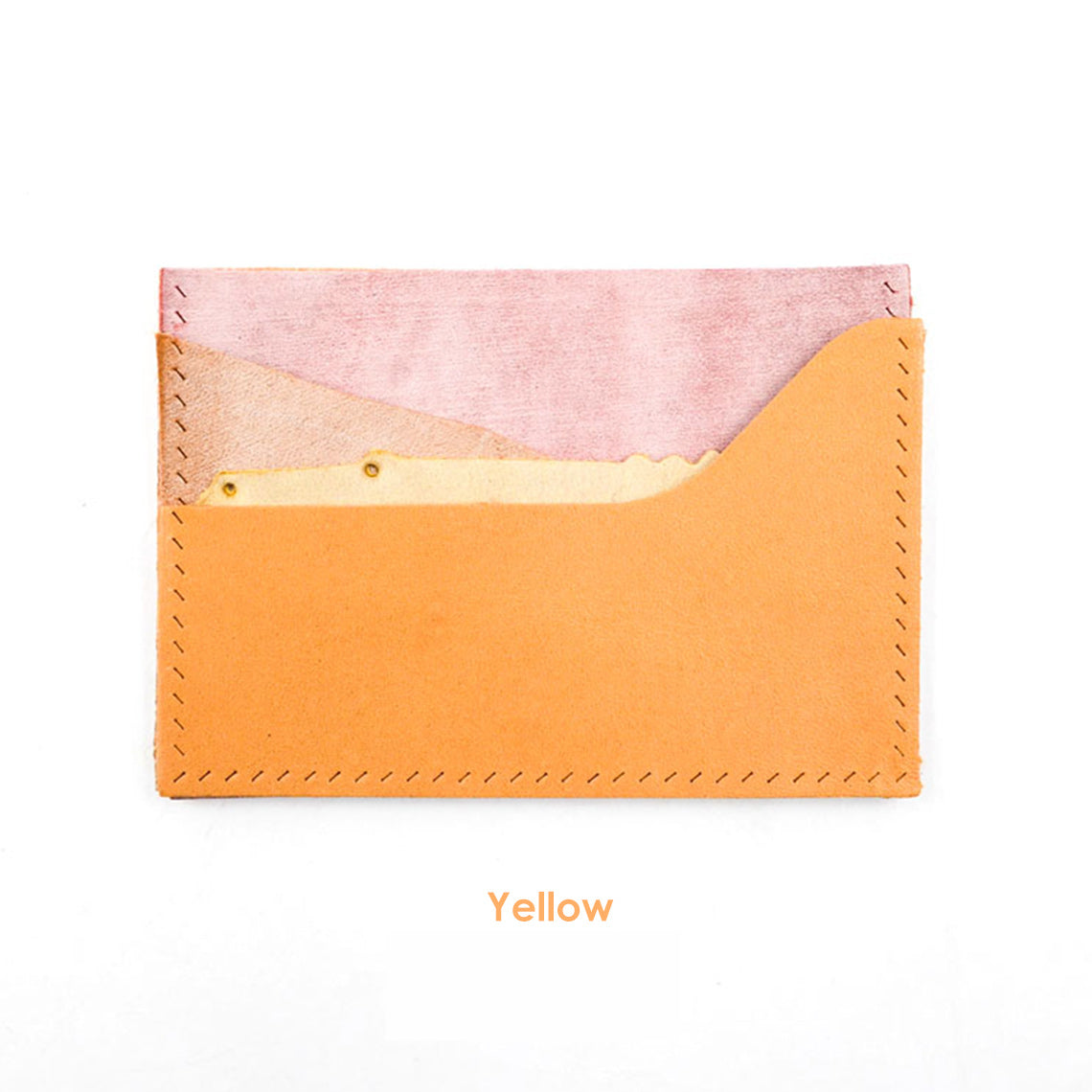 Easy DIY card holder wallet pattern making kit | How to make a slim wallet/card holder in leather | DIY leathercraft kit