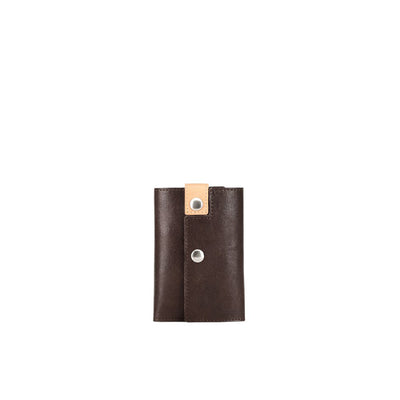 Vegetable Tanned Leather Slim Card Holder & Money Clip - POPSEWING™
