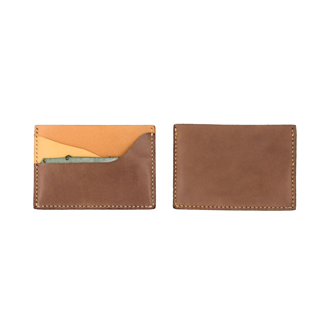 DIY leathercraft kit | Minimalist leather credit card holder kit | DIY leathercraft ideas