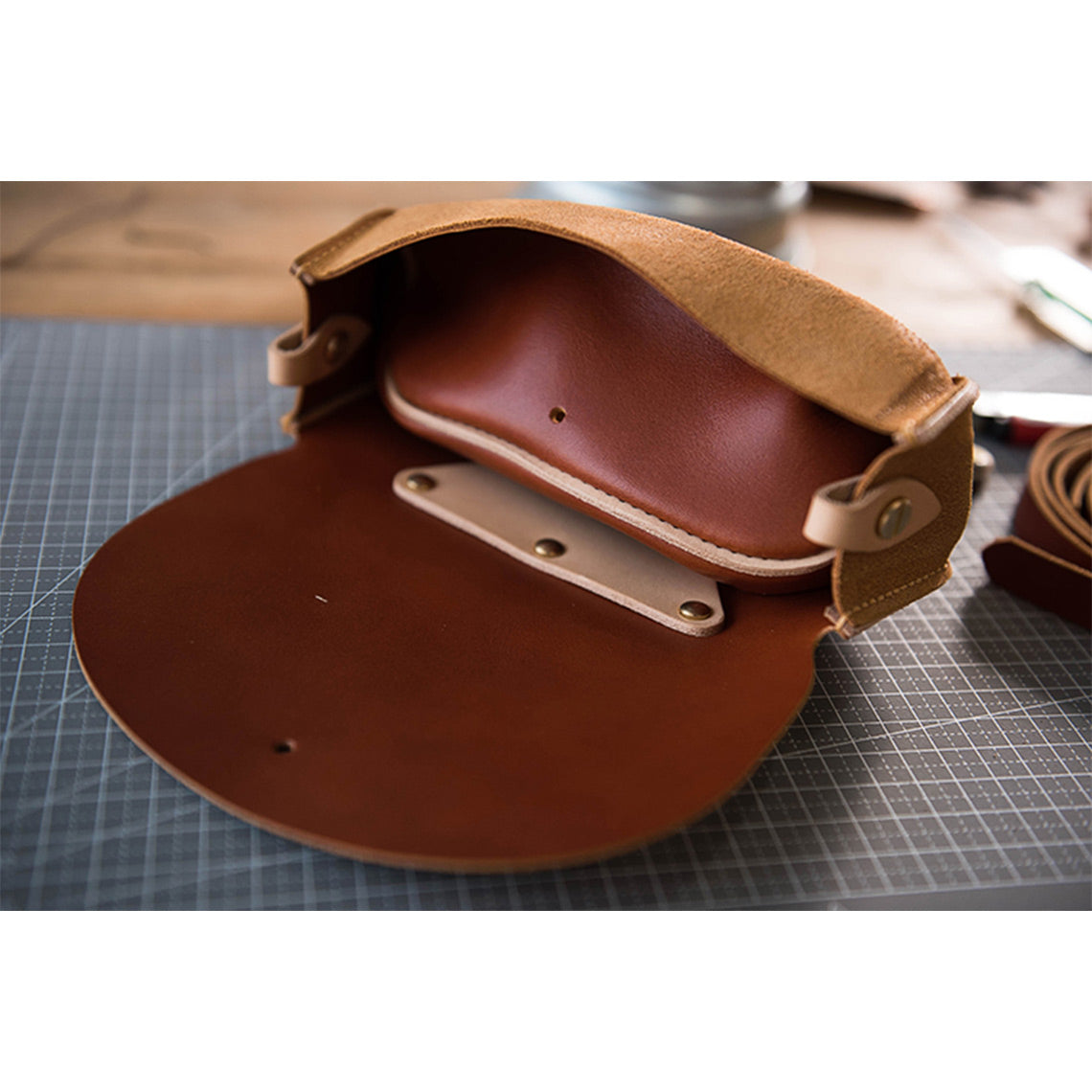 Italian Vegetable Tanned Leather Bag | DIY Crossbody Bag Kit Real Leathercrafts - POPSEWING™