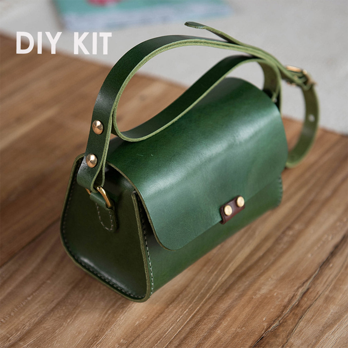 Bags making kit for newbies | Genuine leather bag DIY kit | POPSEWING™