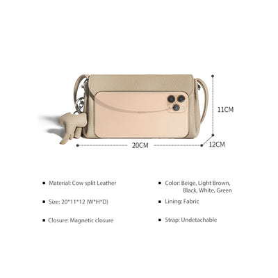 Elephant Bag Charm Crossbody Bag Size - POPSEWING™