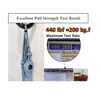 Leather dog collar | Pull strength test result