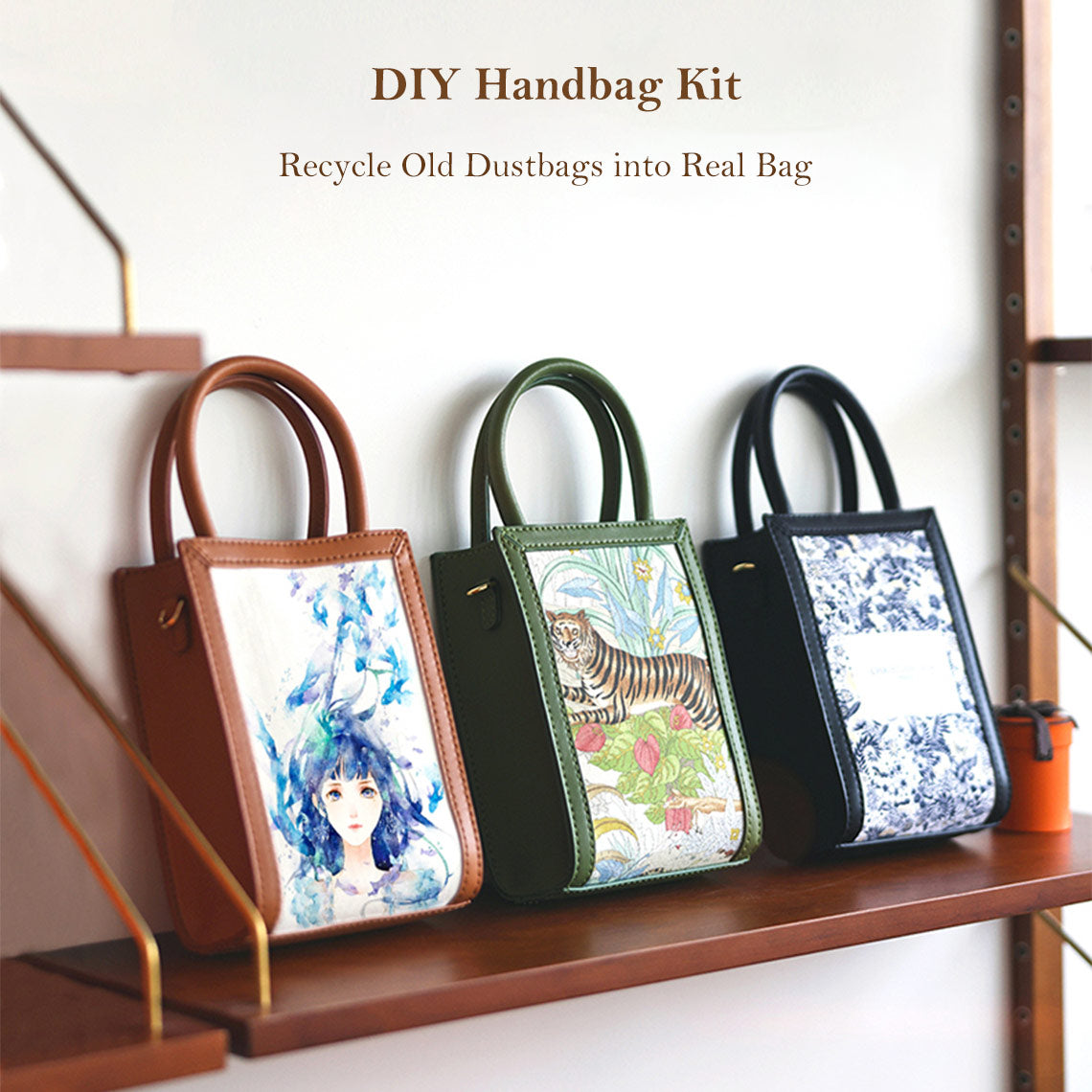 Recycle Dust Bag DIY Tote Bag Kit-POPSEWING