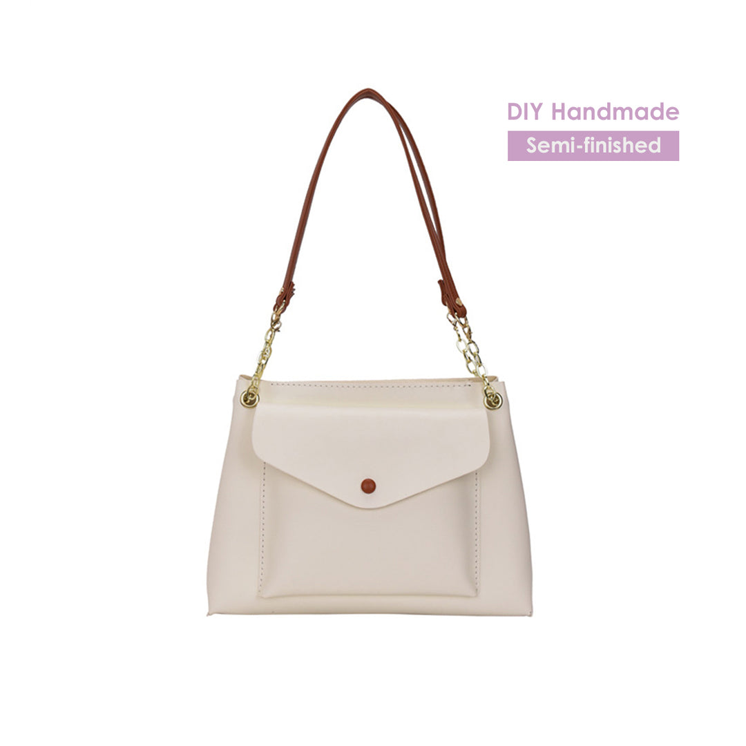 POPSEWING™ Vegan Leather Design Large Square Crossbody Bag DIY Kit