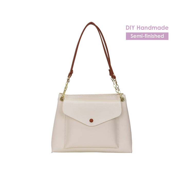 POPSEWING™ Vegan Leather Design Large Square Crossbody Bag DIY Kit