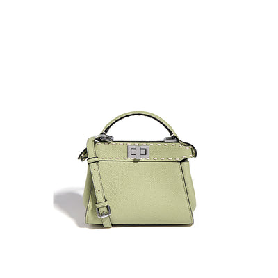 Light Green Designer Handbag | Leather Crossbody Bag for Women - POPSEWING™