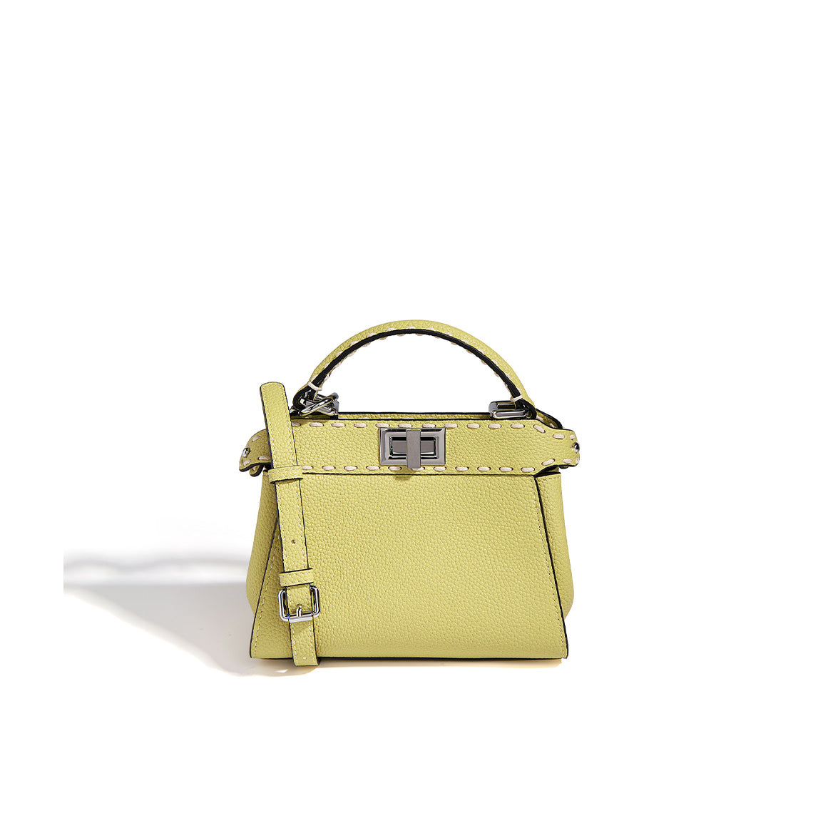 Yellow Designer Handbag | Real Leather Crossbody Bag for Women - POPSEWING™