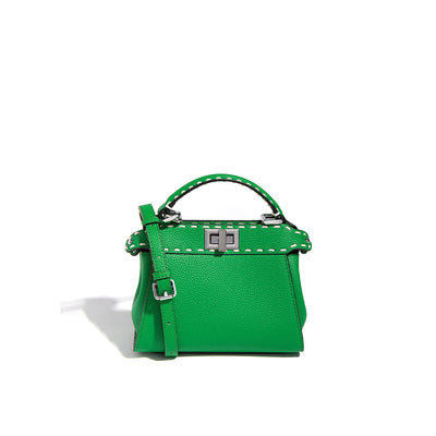 Green Designer Handbag | Real Leather Crossbody Bag for Women - POPSEWING™