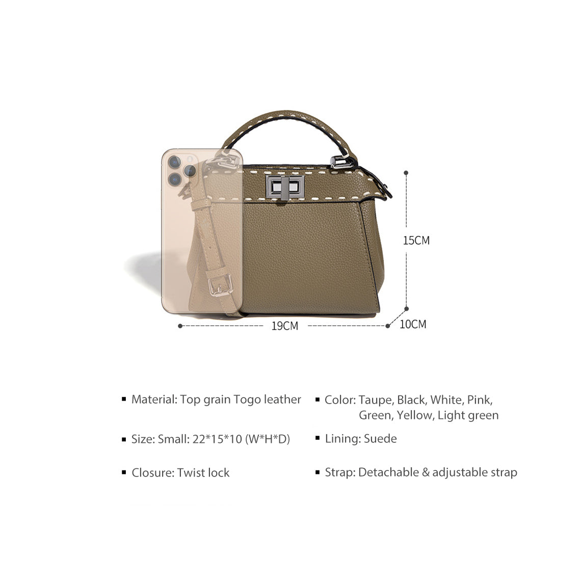 Inspired Peekaboo Handbag | Size - POPSEWING™