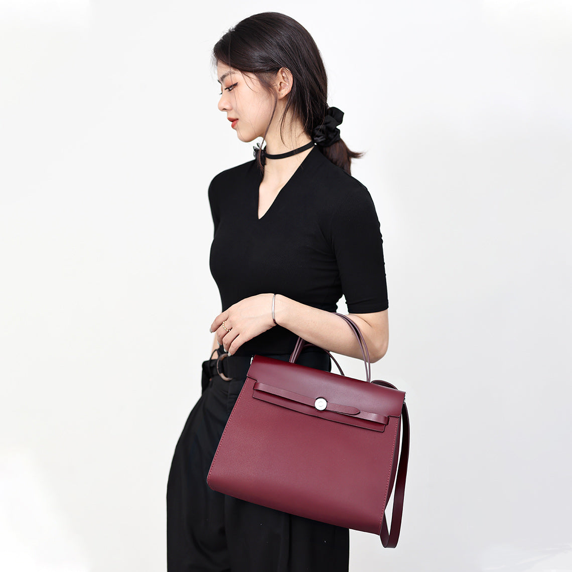 【証明書付・ほぼ未使用】Herbag Zipショルダーバッグ 待望の可愛いミニサイズ登場！！ Hermes Herbag Zip 20 (HERMES