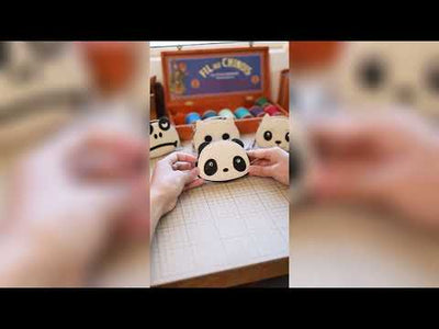 POPSEWING® Leather Panda Wallet Purse Bag DIY Kit