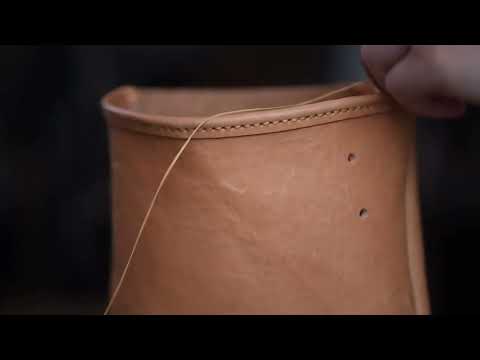 POPSEWING® Full Grain Leather Mini Tote Bag DIY Kit