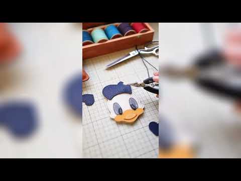 POPSEWING® Leather Duck Keychain DIY Kit