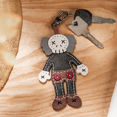 Inspired Sesame Street Companion DIY Leather Keychain-POPSEWING