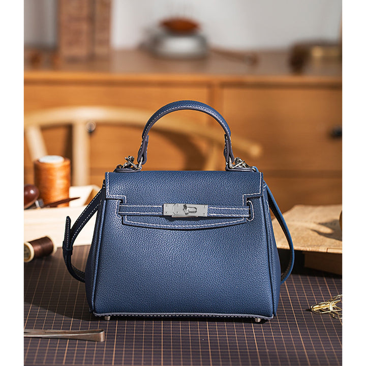 Kelly bag blue best sale