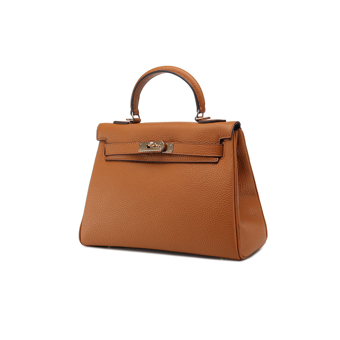 Designer Luxury Handbag | Brown Leather Handbag - POPSEWING™