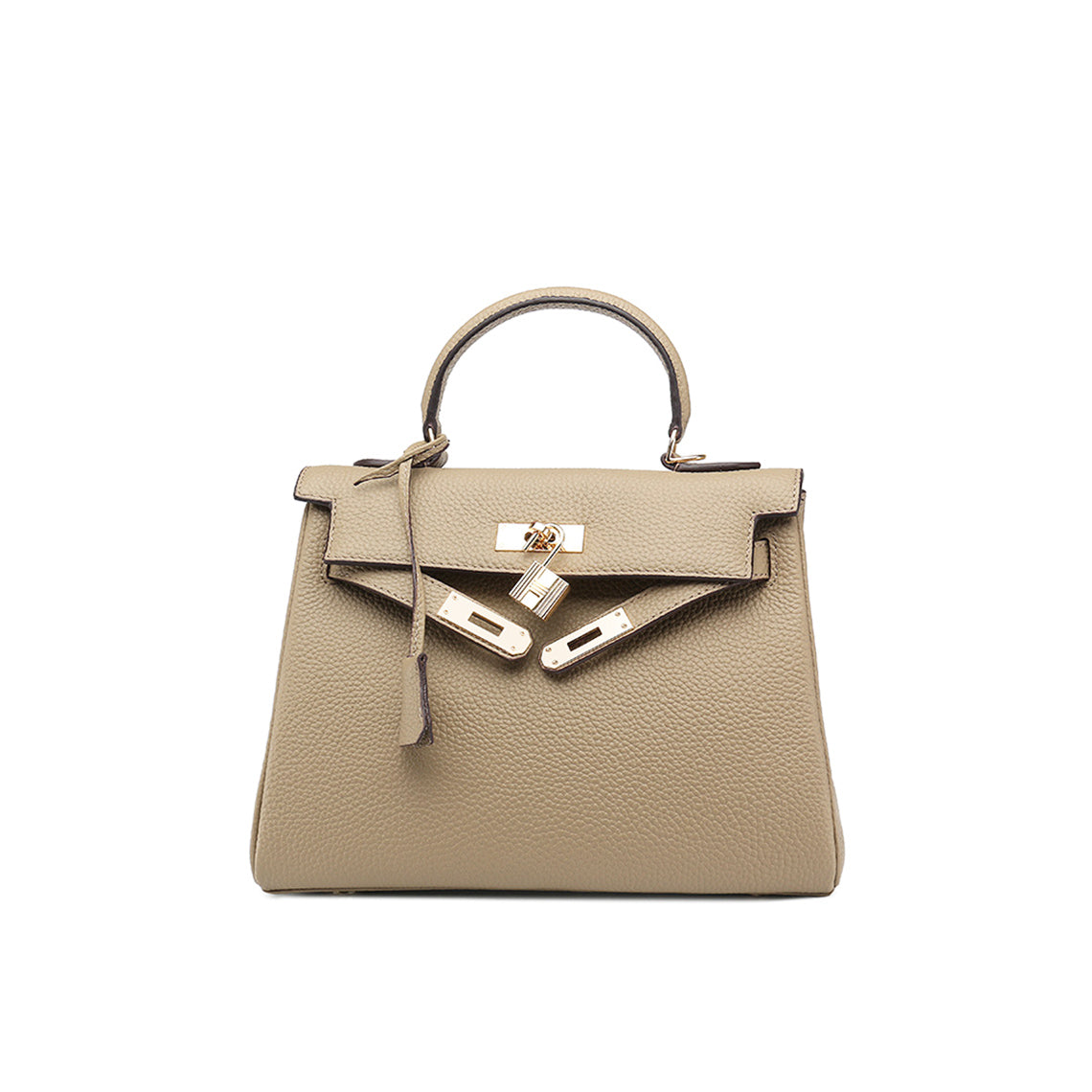 Designer Kelly Handbags | Beige Color Leather Handbag for Women - POPSEWING™