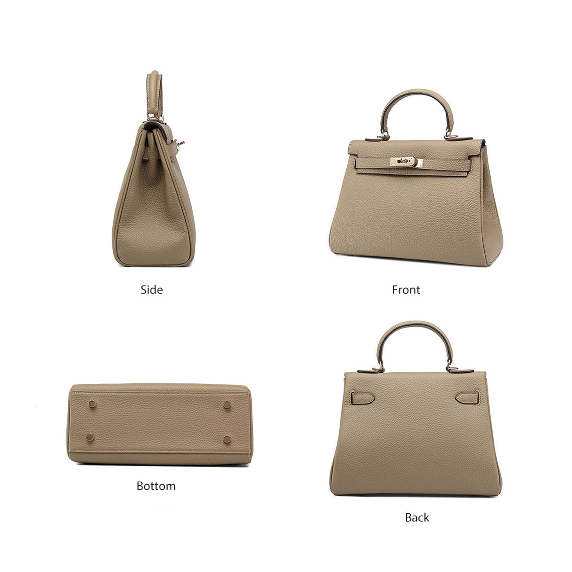 Designer Luxury Handbag | Top Grain Genuine Leather Bag - POPSEWING™