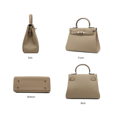 Designer Luxury Handbag | Top Grain Genuine Leather Bag - POPSEWING™