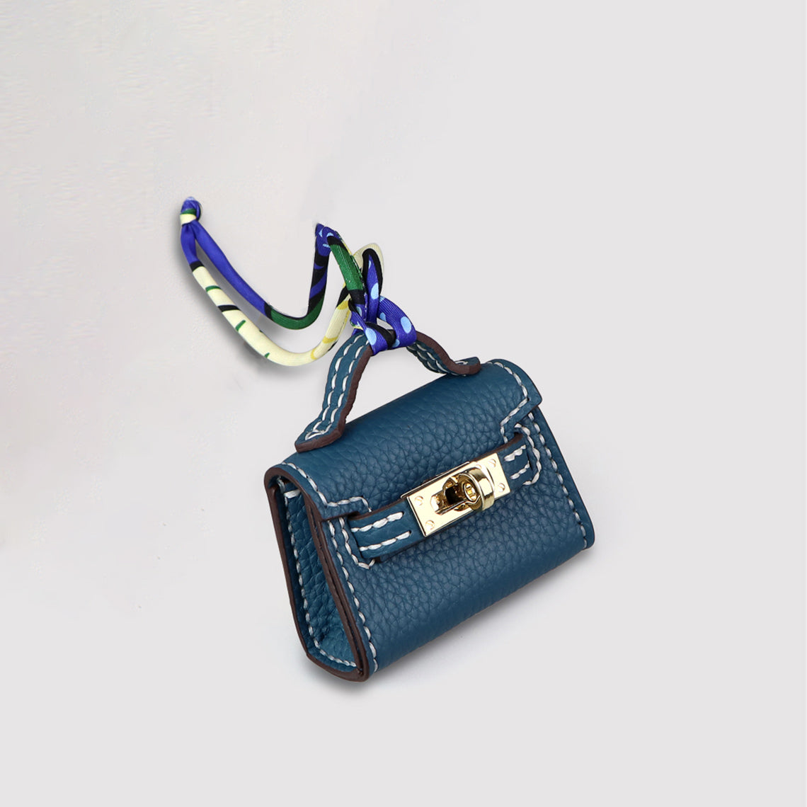 Cute Bag Charm DIY Leather Kit | Designer Leather Bag Charm Mini Kelly Bag Charm - POPSEWING™