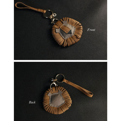 POPSEWING® Sheep Leather Leo Lion Keychain DIY Kit