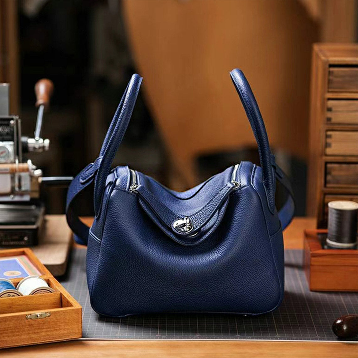 Top Grain Leather Fashion Lindi Handbag DIY Kit | Extra 25% Price Drop at Checkout