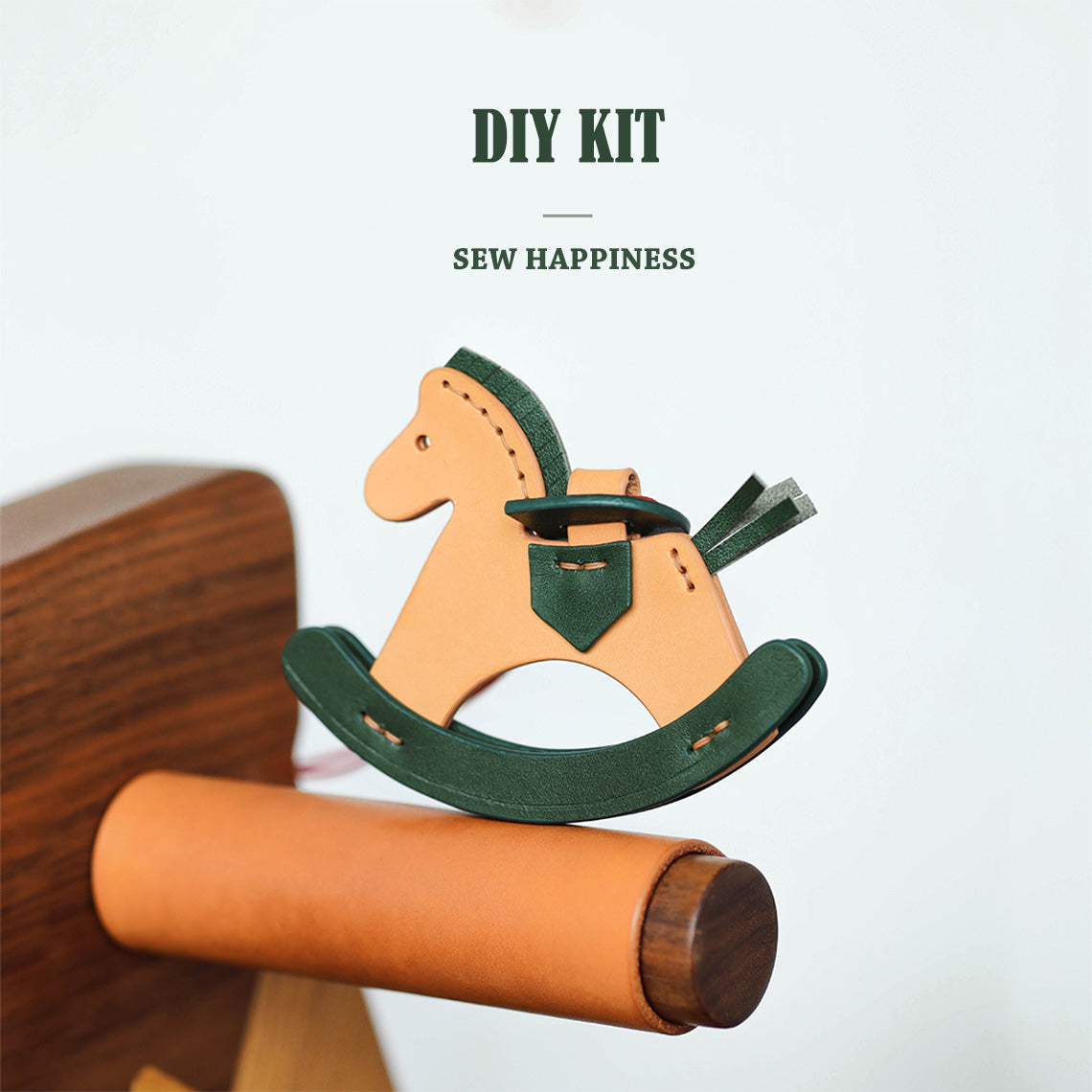 POPSEWING® Top Grain Leather Little Horse Bag Charm DIY Kit
