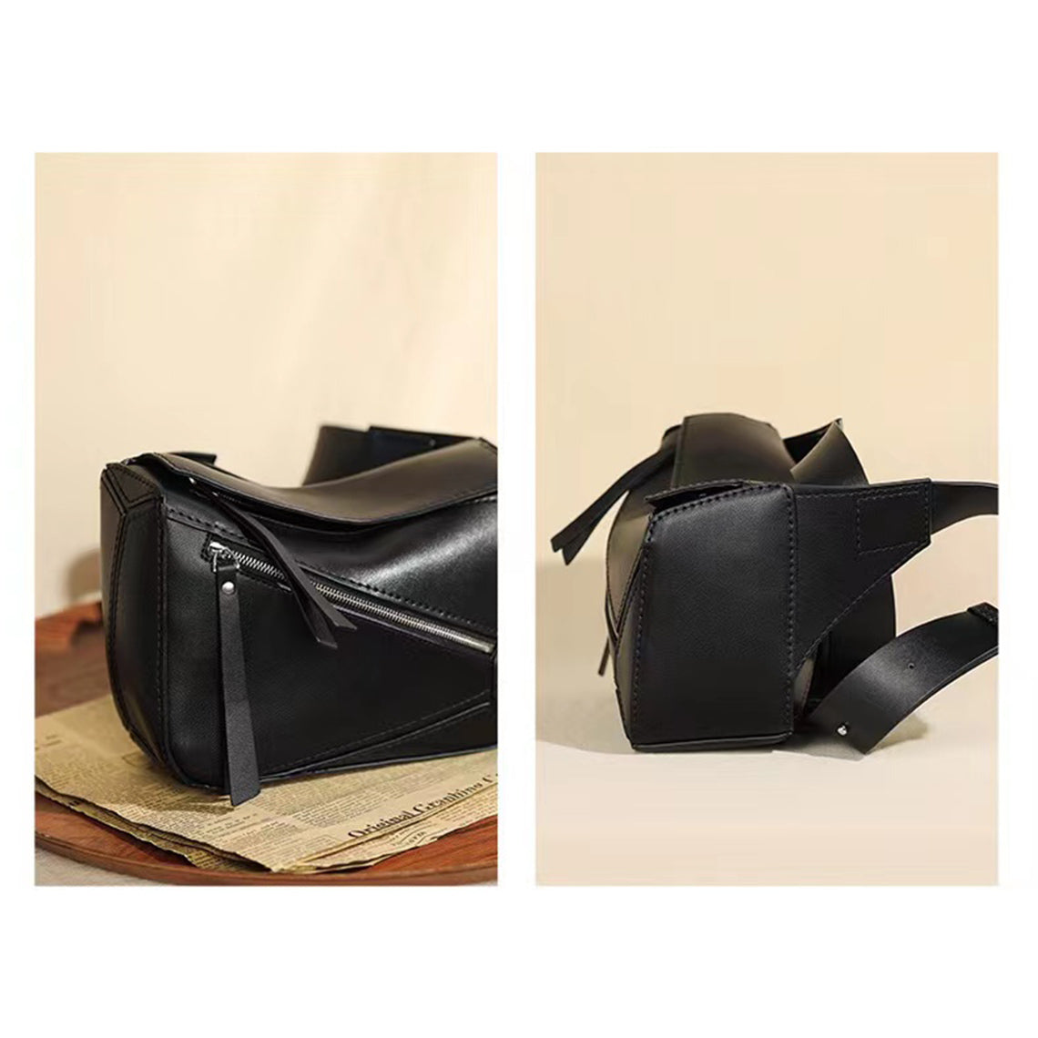 POPSEWING® Leather Men Puzzle Crossbody Shoulder Bag DIY Kit | 20% Price Drop at Checkout